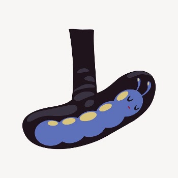 Sleeping caterpillar, animal character clipart, | Free Vector - rawpixel