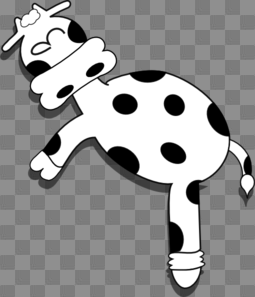 Sleeping Cow Clip Art at Clipartimage.com - vector clip art online, royalty ...