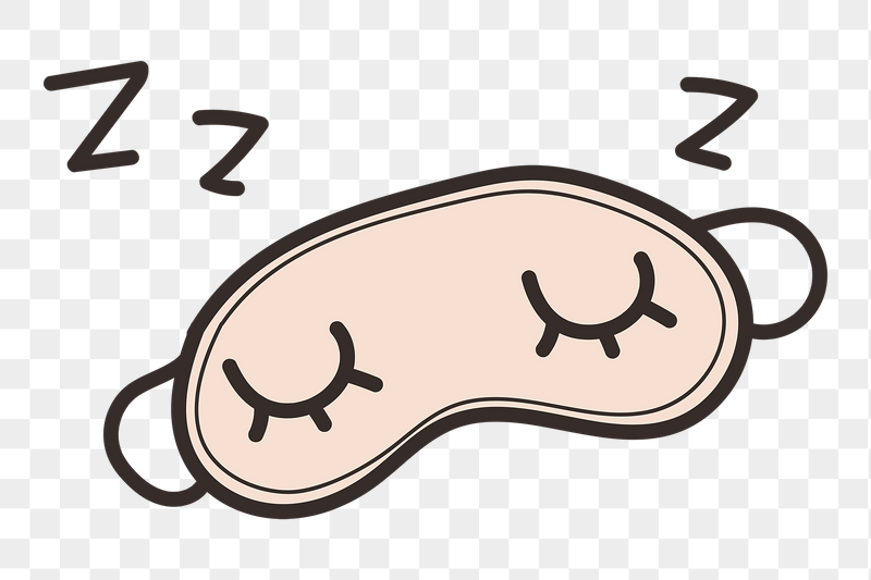 Sleeping eyes mask png sticker, | Free PNG - rawpixel