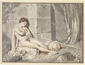Sleeping naked boy by a wall | Free Photo - rawpixel