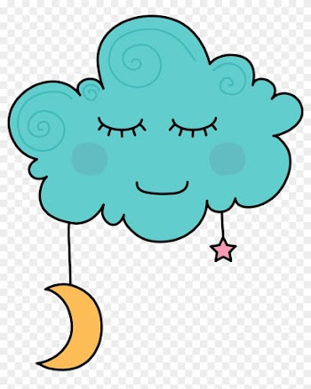 Sleeping - Sleeping Clouds Clipart