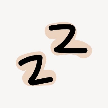 Sleeping ZZZ  doodle collage | Free Vector - rawpixel