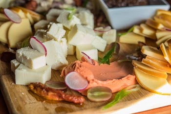 Slice of Assorted Cheeses