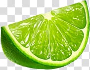 Slice of citrus fruit, Lime Slice transparent background PNG clipart