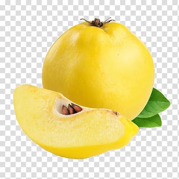 Slice of pear fruit, Quince Herbal tea Food Greengage Auglis, quince transparent background PNG clipart