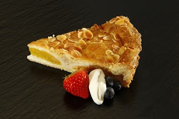 Slice Pizza Beside Strawberry and Blueberry