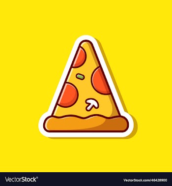 slice pizza cartoon