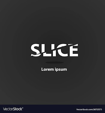 Slice vector image