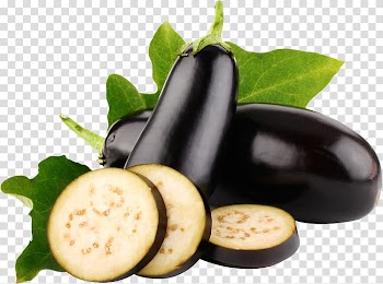 Sliced black eggplant, Badrijani Mashed Eggplant Salad Zakuski Vegetable, eggplant transparent background PNG clipart