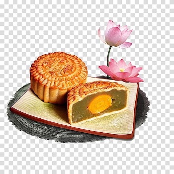 Sliced bread illustration, Mooncake Mid-Autumn Festival , moon cake transparent background PNG clipart