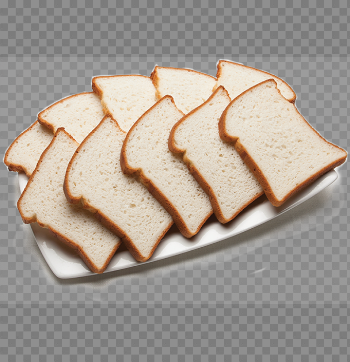 Sliced Bread PNG Image with Transparent Background