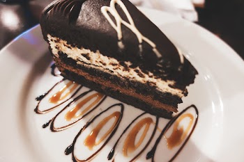 Sliced Cake on Plate