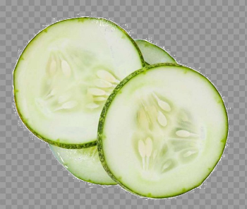 Sliced Cucumber PNG Download Image
