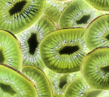 Sliced Kiwi Fruits