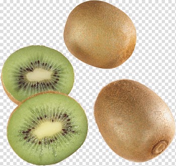 Sliced kiwi fruits, Three One Open Kiwis transparent background PNG clipart