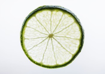 Sliced Lime Close-up Photo