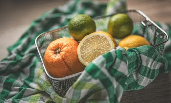 Sliced Orange and Lemon