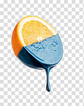 Sliced orange fruit transparent background PNG clipart