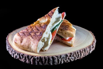Sliced Pastry on Log Table
