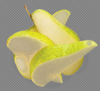 Sliced Pear PNG High-Quality Image
