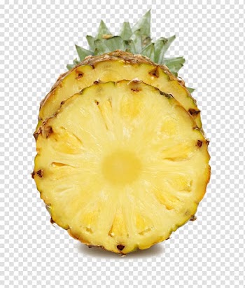 Sliced pineapple, Pineapple Juice Fruit Slice, Fresh pineapple fruit transparent background PNG clipart