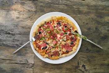 Sliced Pizza on Plate
