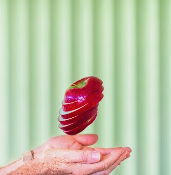 Sliced Red Apple