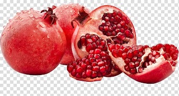 Sliced red fruit, Pomegranate juice Fruit, pomegranate transparent background PNG clipart