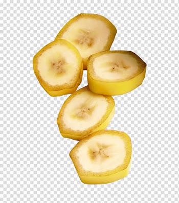 Sliced ripe banana illustration, Banana Food Fruit Apple, Banana Slices transparent background PNG clipart