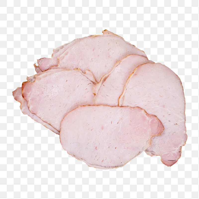 Sliced smoke ham png sticker, | Free PNG - rawpixel