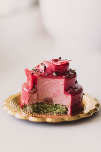 Sliced Strawberry Cake