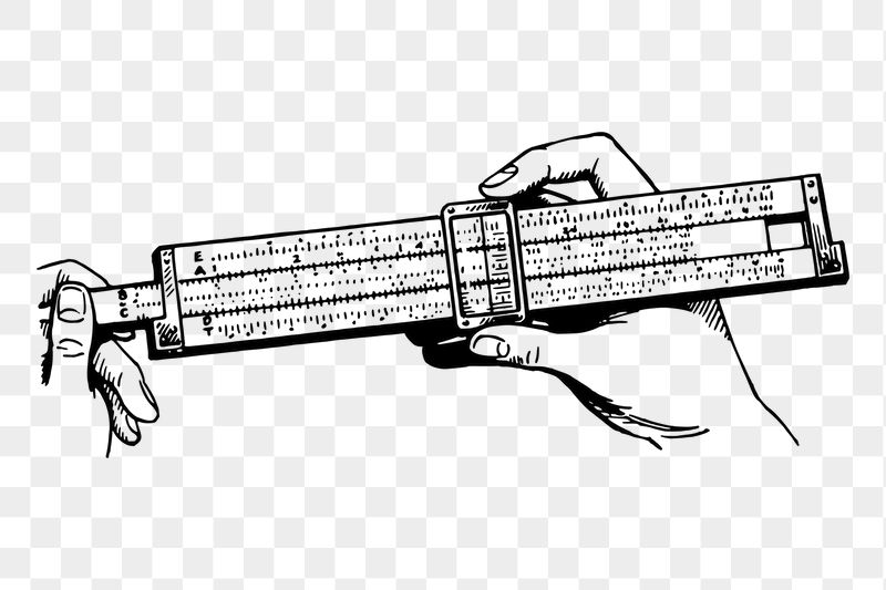 Slide ruler png sticker, vintage | Free PNG - rawpixel