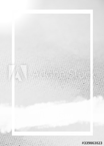 Slim frame on gray background