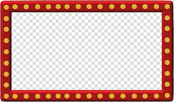 SLiM , Red Frame transparent background PNG clipart