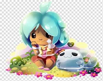 Slime Rancher Watercolor painting Video Games , painting transparent background PNG clipart