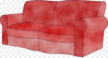 Slipcover, Couch, Club Chair, Red, Furniture PNG