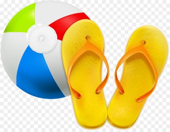 Slipper Flip-flops Volleyball - Volleyball and Slippers material 