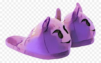 Slipper, Shoe, Crosstraining, Violet, Purple PNG