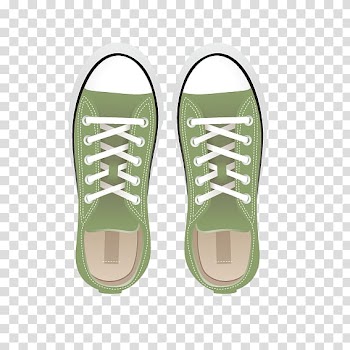 Slipper Shoe Sneakers High-heeled footwear, Light green autumn shoes transparent background PNG clipart