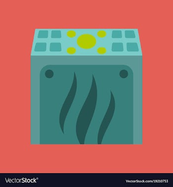 Slot machine icon isolated on background flat vector image