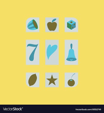 Slot machine icon isolated on background flat vector image