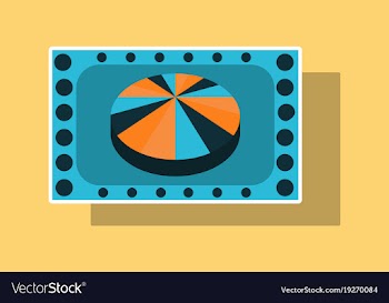 Slot machine icon isolated on background sticker vector image