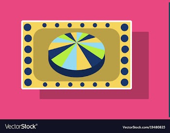 Slot machine icon isolated on background sticker vector image