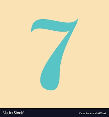 Slot machine seven icon color flat vector image