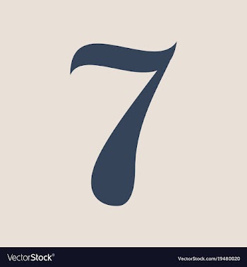 Slot machine seven icon color flat vector image