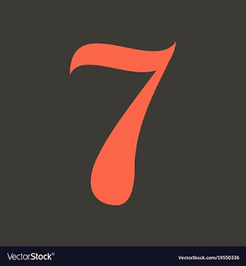 Slot machine seven icon color flat vector image