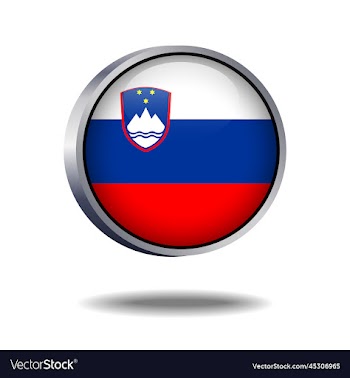 slovenia flag button