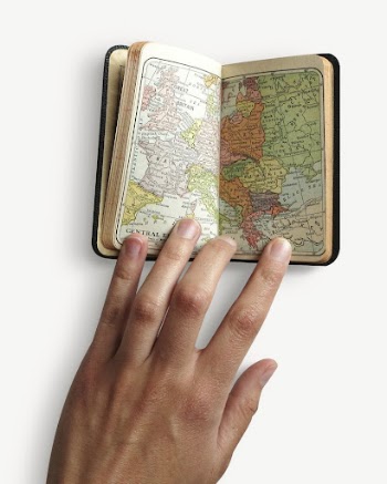 Small atlas book collage element | Free PSD - rawpixel