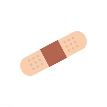 Small bandage isolated graphic illustration | Free stock vector - 429445