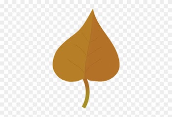 Small Brown Autumn Leaf Drawing - Autumn Leaf Drawing Png